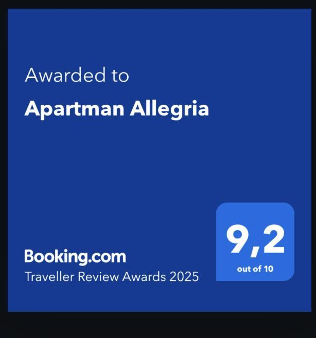 Apartman Allegria Zagreb Eksteriør billede